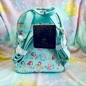 Disney Teal Chibi Princess Loungefly Loungefly | Bags | Disney Teal Chibi Princess Loungefly  main image 2